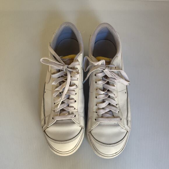 Nike Women’s Blazer Low Platform – White Leather 8.5 - Picture 6 of 10